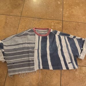 Free PeopleStriped Cropped Top